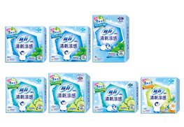 蘇菲清新涼感衛生棉產品全系列
