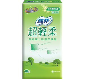 超輕柔  天然清新花香