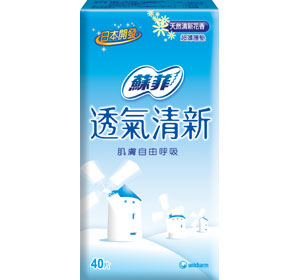 透氣清新  天然清新花香
