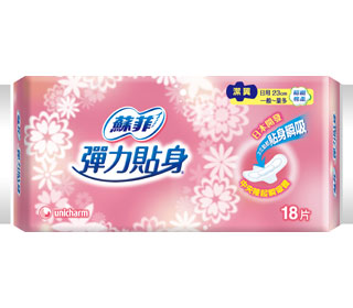 彈力貼身一般系列 日用一般型 潔翼 23cm
